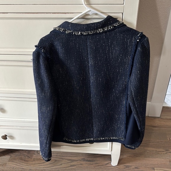 Elegant Navy Women's Jacket - Picture 6 of 7